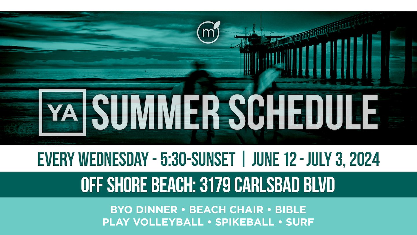 Young Adult Beach Days, Summer Nights Young Adults, Young Adults, The Mission Church College Ministry